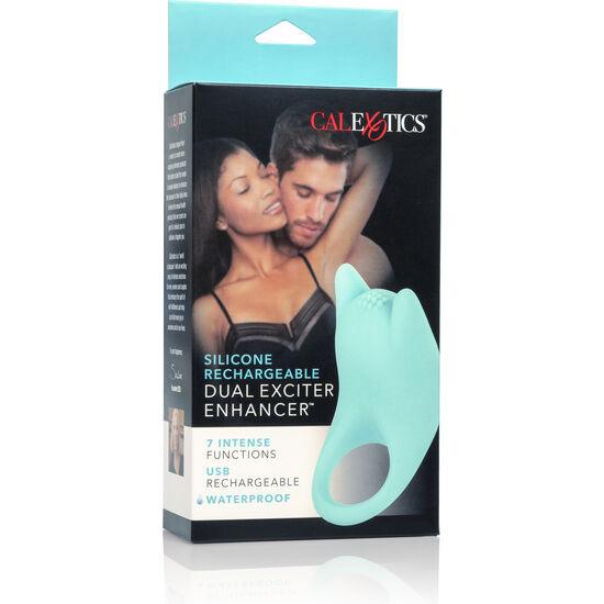 CALEXOTICS - ANEL ESTIMULADOR DE SILICONE DUPLO EXCITER ENHANCER