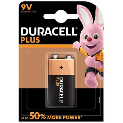 DURACELL - PLUS POWER PILA ALCALINA 9V LR61 BLISTER*1 - Sensuana.es