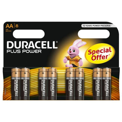 DURACELL - PLUS POWER PILA ALCALINA AA LR6 BLISTER*8 - Sensuana.es