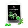 SECRETPLAY - BRAZILIAN BALLS  MENTA SET  2 BOLAS - Sensuana.es