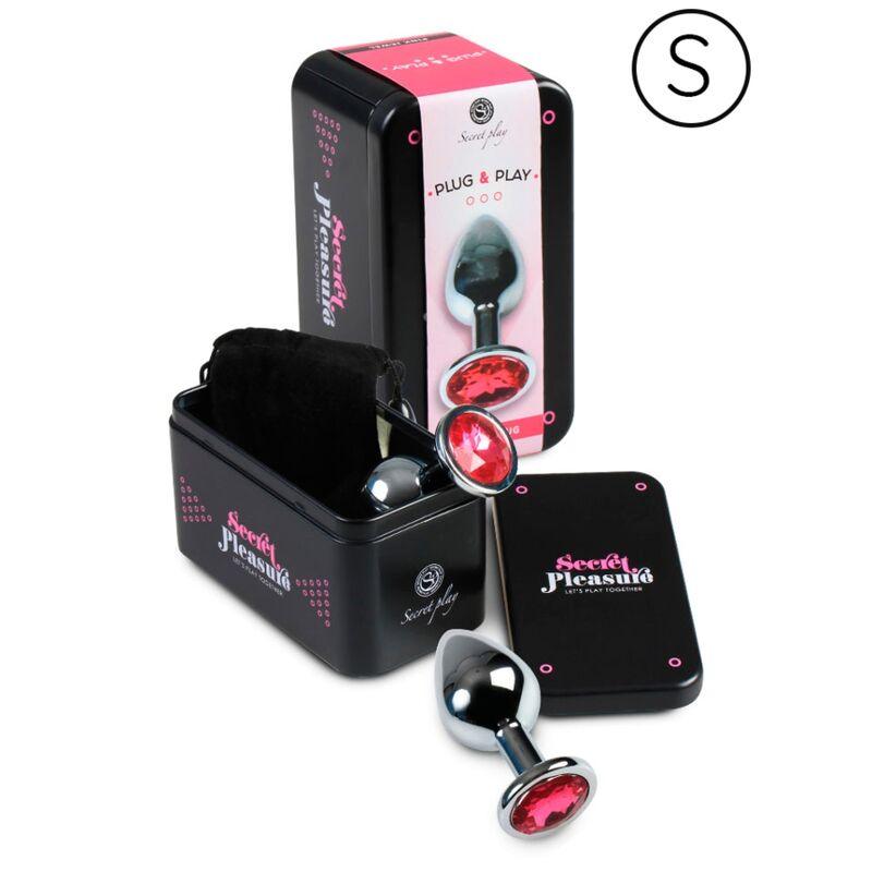 SECRETPLAY - PLUG ANAL ALUMINIO FUCSIA 7 CM - Sensuana.es