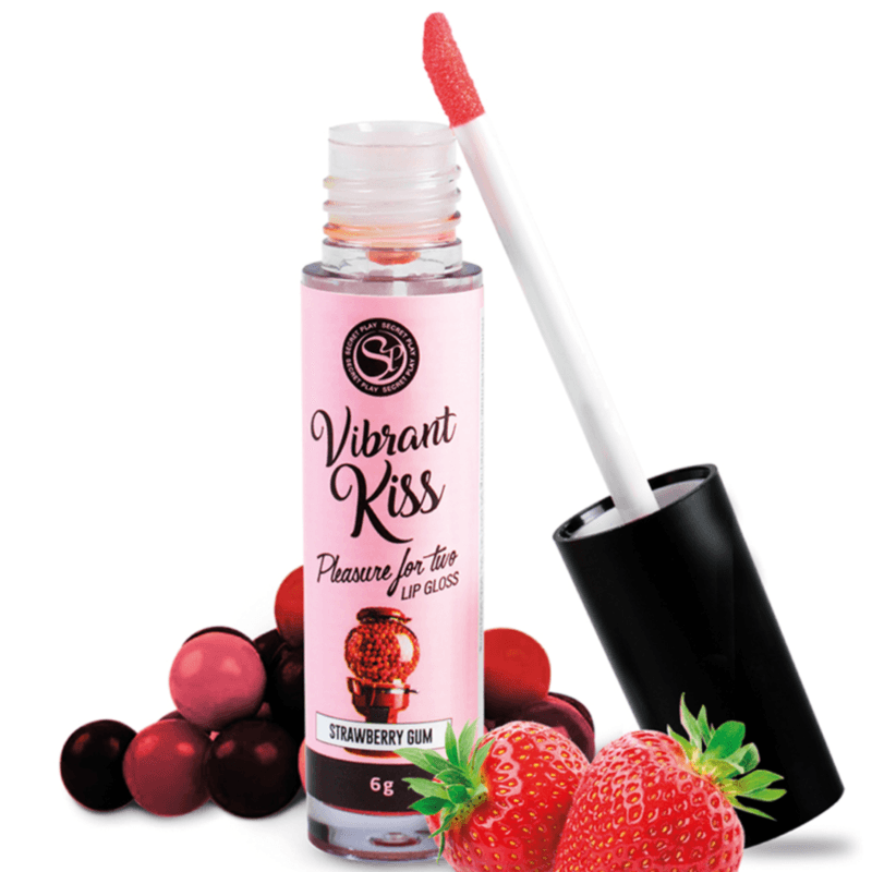 SECRETPLAY - LIP GLOSS VIBRANT KISS CHICLE DE FRESA - Sensuana.es