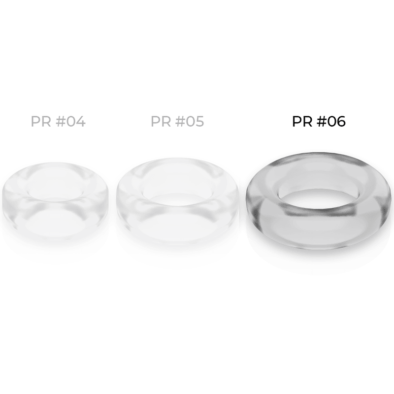 POWERING - SUPER FLEXIBLE Y RESISTENTE ANILLO PENE 5.5CM PR06 CLEAR - Sensuana.es