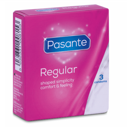 PASANTE - CONDOM GAMA REGULAR 3 UNIDADES - Sensuana.es