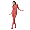 PASSION - WOMAN BS077 BODYSTOCKING TALLA UNICA NEGRO