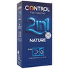 CONTROL - DUO NATURA 2-1 PRESERVATIVO + GEL 6 UDS - Sensuana.es