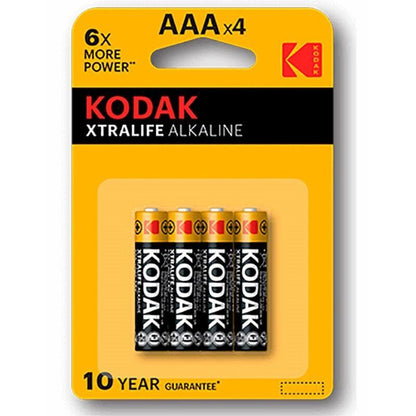 KODAK - XTRALIFE PILA ALCALINA AAA LR03 BLISTER*4 - Sensuana.es