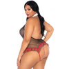 LEG AVENUE - TEDDY ESCOLA COM ABERTURA PLUS SIZE