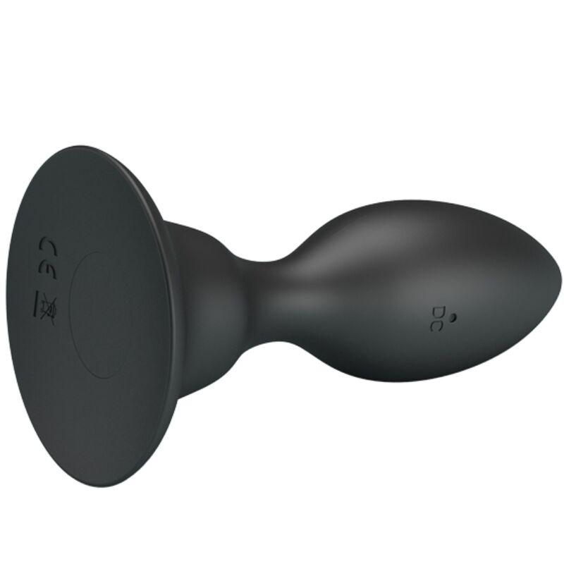 MR PLAY - PLUG ANAL CON VIBRACION NEGRO CONTROL REMOTO - Sensuana.es