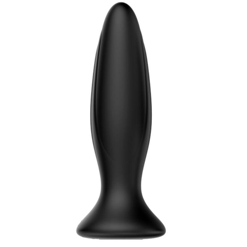 MR PLAY - PLUG ANAL VIBRADOR NEGRO RECARGABLE - Sensuana.es