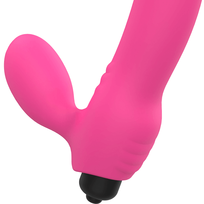 OHMAMA - VIBRADOR DE ESTIMULAÇÃO DUPLA BIX EDIÇÃO DE NATAL ROSA