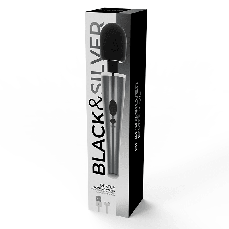 BLACK&SILVER - DEXTER MASSAGE WAND - Sensuana.es