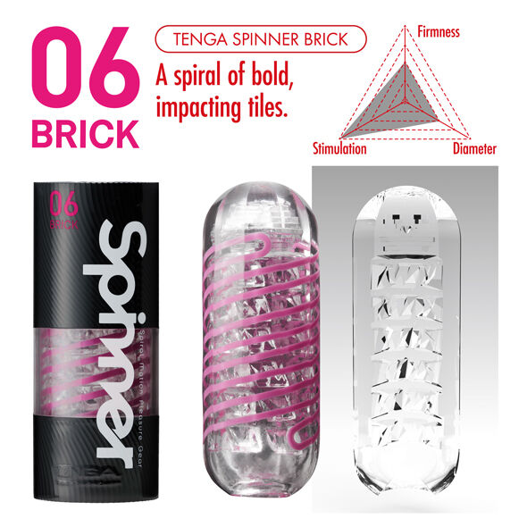 TENGA - SPINNER MASTURBATOR BRICK - Sensuana.es