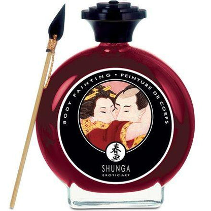 SHUNGA - PINTURA CORPORAL DE FRESAS Y CAVA - Sensuana.es