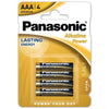 PANASONIC - BRONZE PILA ALCALINA AAA LR03 BLISTER*4 - Sensuana.es