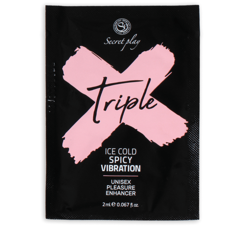 SECRETPLAY - MONODOSIS TRIPLE X INTENSIFICADOR PLACER - Sensuana.es