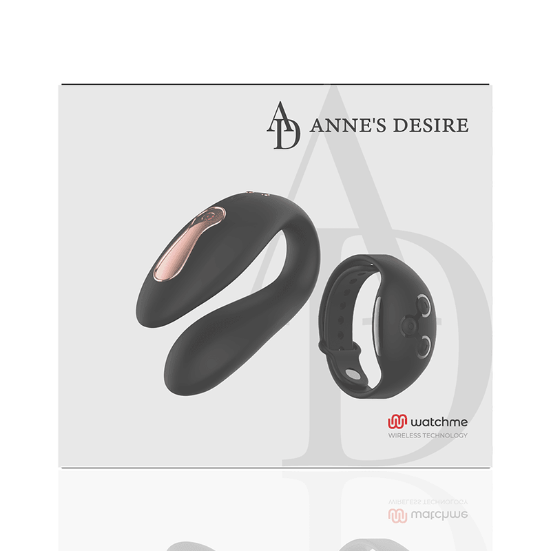 ANNE'S DESIRE - DUAL PLEASURE TECNOLOGÍA WATCHME NEGRO - Sensuana.es