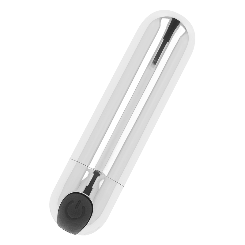 OHMAMA - SILVER VIBRATING BULLET 8 CM