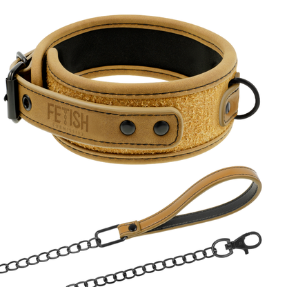 FETISH SUBMISSIVE ORIGEN - COLLAR CON CADENA CON FORRO DE NEOPRENO - Sensuana.es