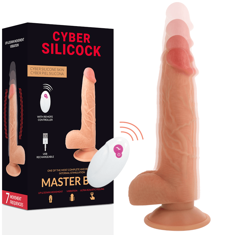 CYBER SILICOCK - REALISTICO CONTROL REMOTO MASTER BEN 23.88 CM -O- 4.3 CM - Sensuana.es