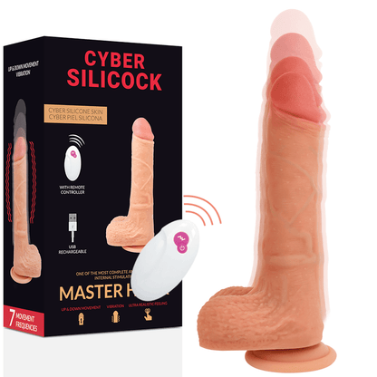 CYBER SILICOCK - REALISTICO CONTROL REMOTO MASTER HUCK 20.9 CM -O- 4 CM - Sensuana.es