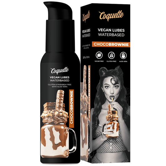 COQUETTE CHIC DESIRE - PREMIUM EXPERIENCE LUBRICANTE VEGANO CHOCOBROWNIE 100ML - Sensuana.es