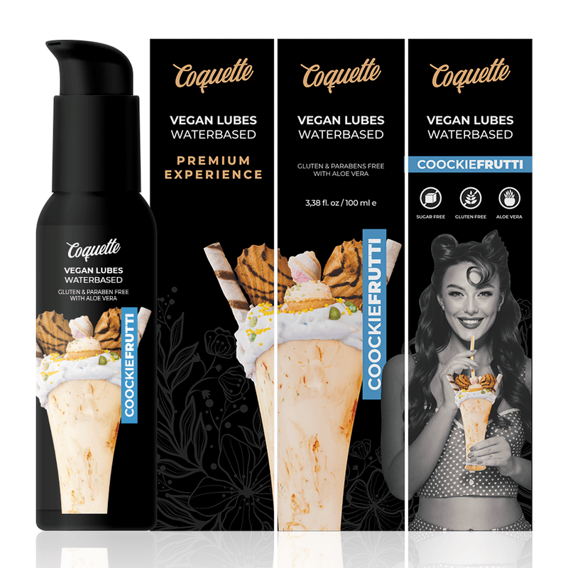 COQUETTE CHIC DESIRE - PREMIUM EXPERIENCE LUBRICANTE VEGANO COOKIEFRUTTI 100ML - Sensuana.es