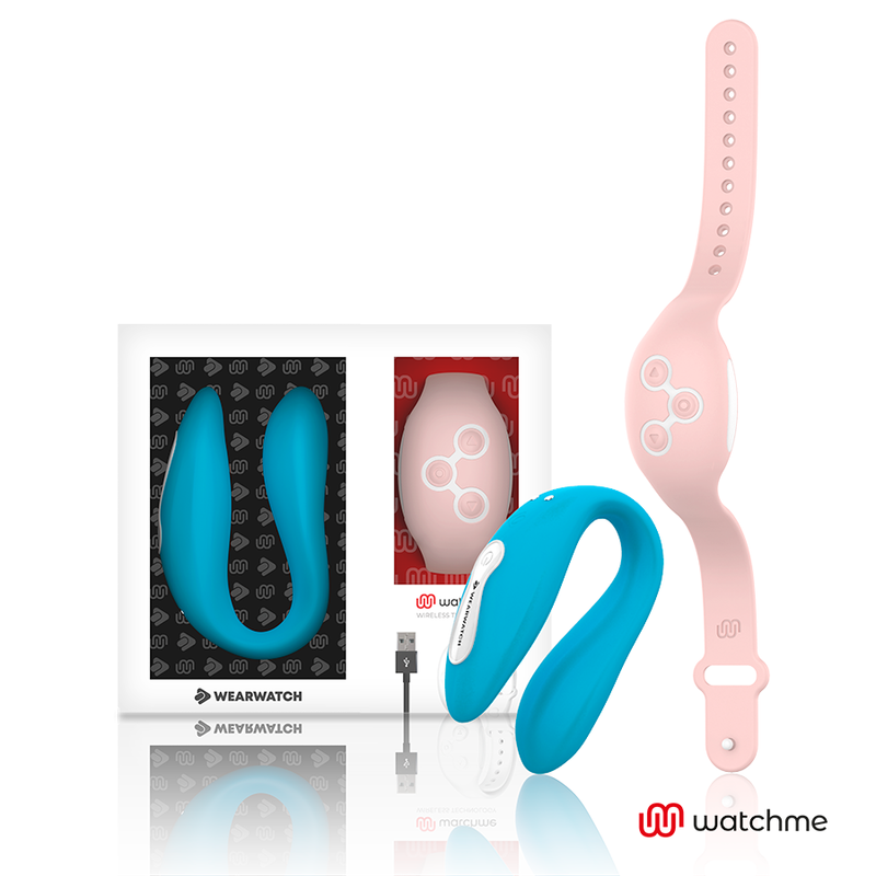 WEARWATCH - VIBRADOR WATCHME DUAL TECHNOLOGY INDIGO / ROSA