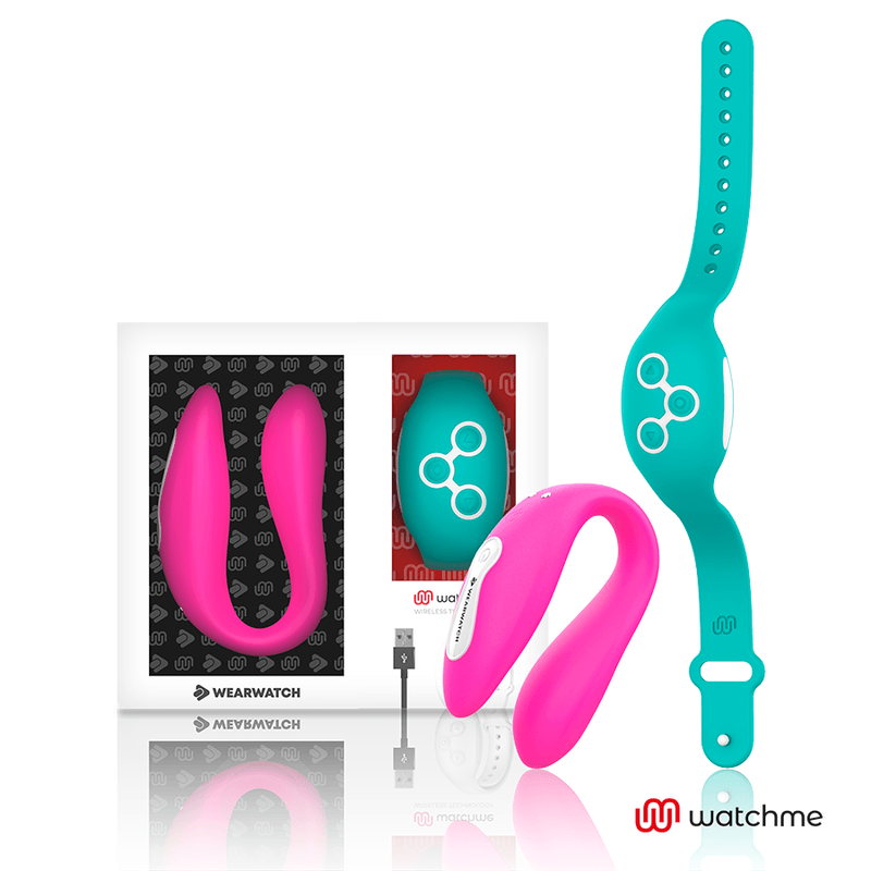 WEARWATCH - VIBRADOR WATCHME DUAL TECHNOLOGY FÚCSIA / ÁGUA DO MAR