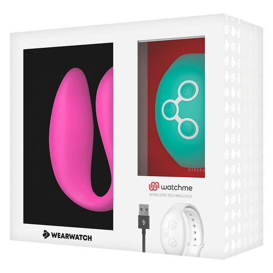 WEARWATCH - VIBRADOR DUAL TECHNOLOGY WATCHME FUCSIA / AGUA MARINA - Sensuana.es