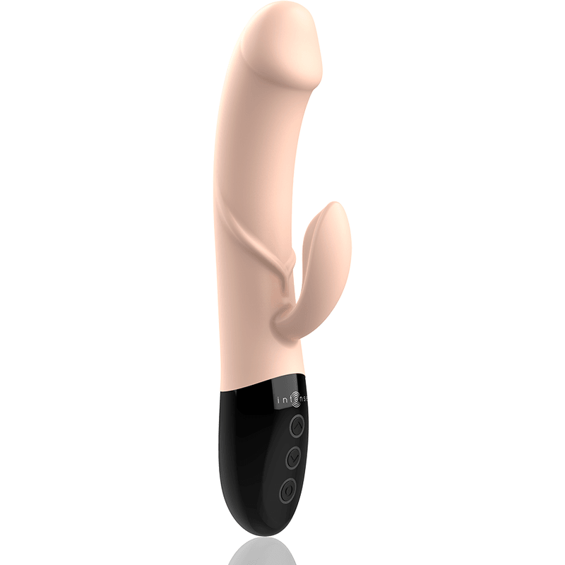 INTENSO - VIBRADOR RECARREGÁVEL MAGNUS DUAL NATURAL