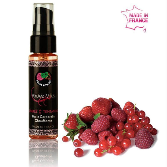 VOULEZ-VOUS - ACEITE EFECTO CALOR - FRUTOS ROJOS 35 ML - Sensuana.es