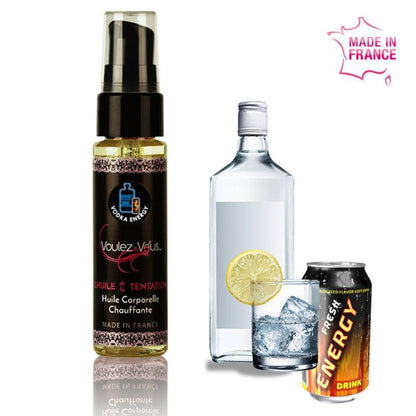 VOULEZ-VOUS - ACEITE EFECTO CALOR - VODKA RED BULL 35 ML - Sensuana.es