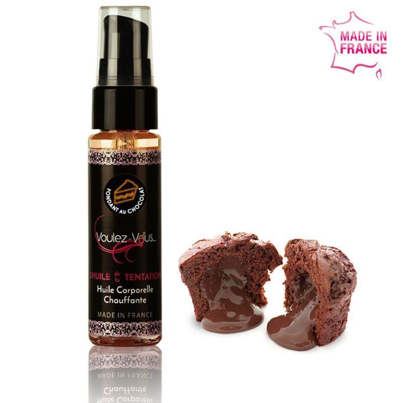 VOULEZ-VOUS - ACEITE EFECTO CALOR - FONDANT DE CHOCOLATE 35 ML - Sensuana.es