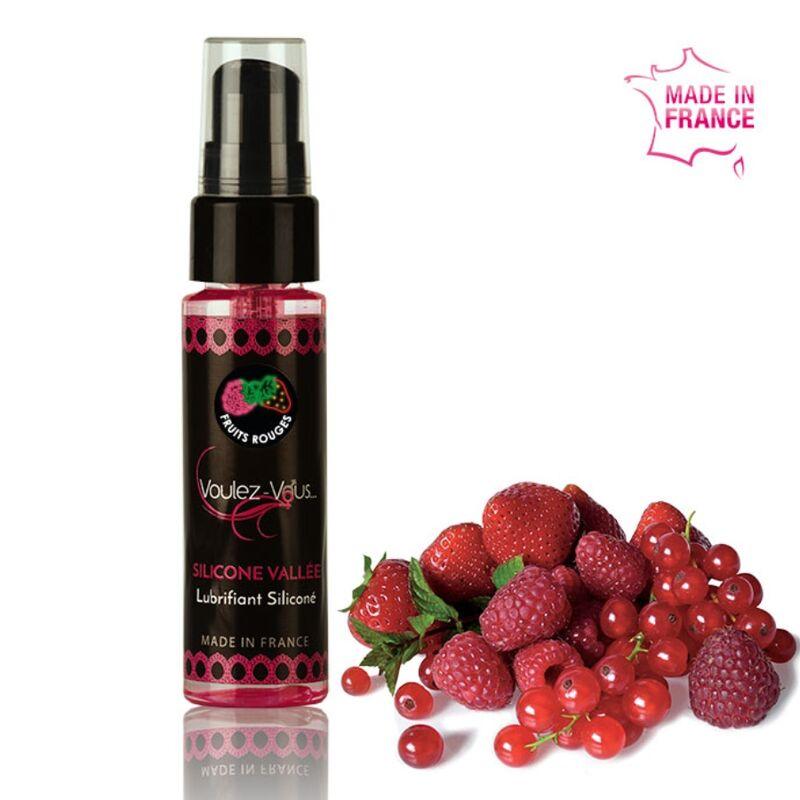 VOULEZ-VOUS - LUBRICANTE SILICONA - FRUTOS ROJOS 35 ML - Sensuana.es